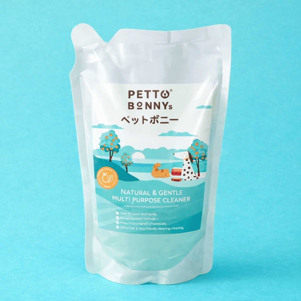น้ำยาทำความสะอาดอเนกประสงค์ PETTO BONNYS สูตรเข้มข้น กลิ่นเปปเปอร์มินต์และส้ม 600 มล. ชนิดถุงเติม 6 ถุง_10